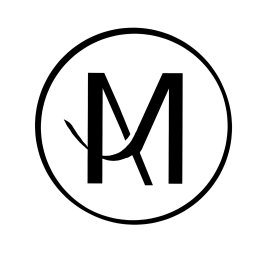 Przykładowe logo zaprojektowane dla firmy, o inicjałach A i M