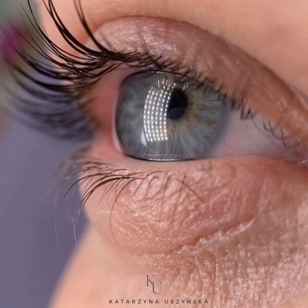 Efekt liftingu rzęs