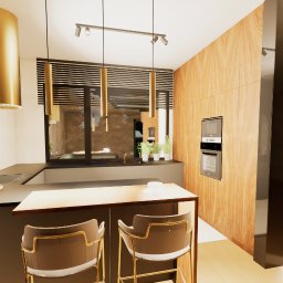 Po Prostu Pięknie - kuchnia z ukrytym wejściem do spiżarni