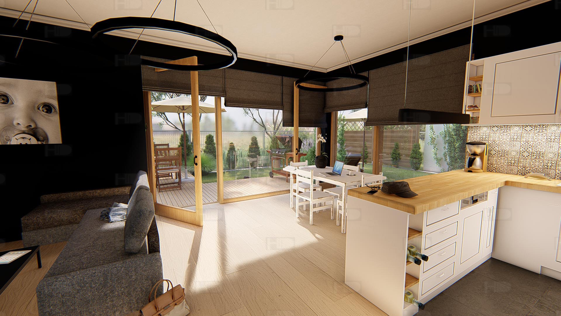 Projekt wnętrza, Wilanów.