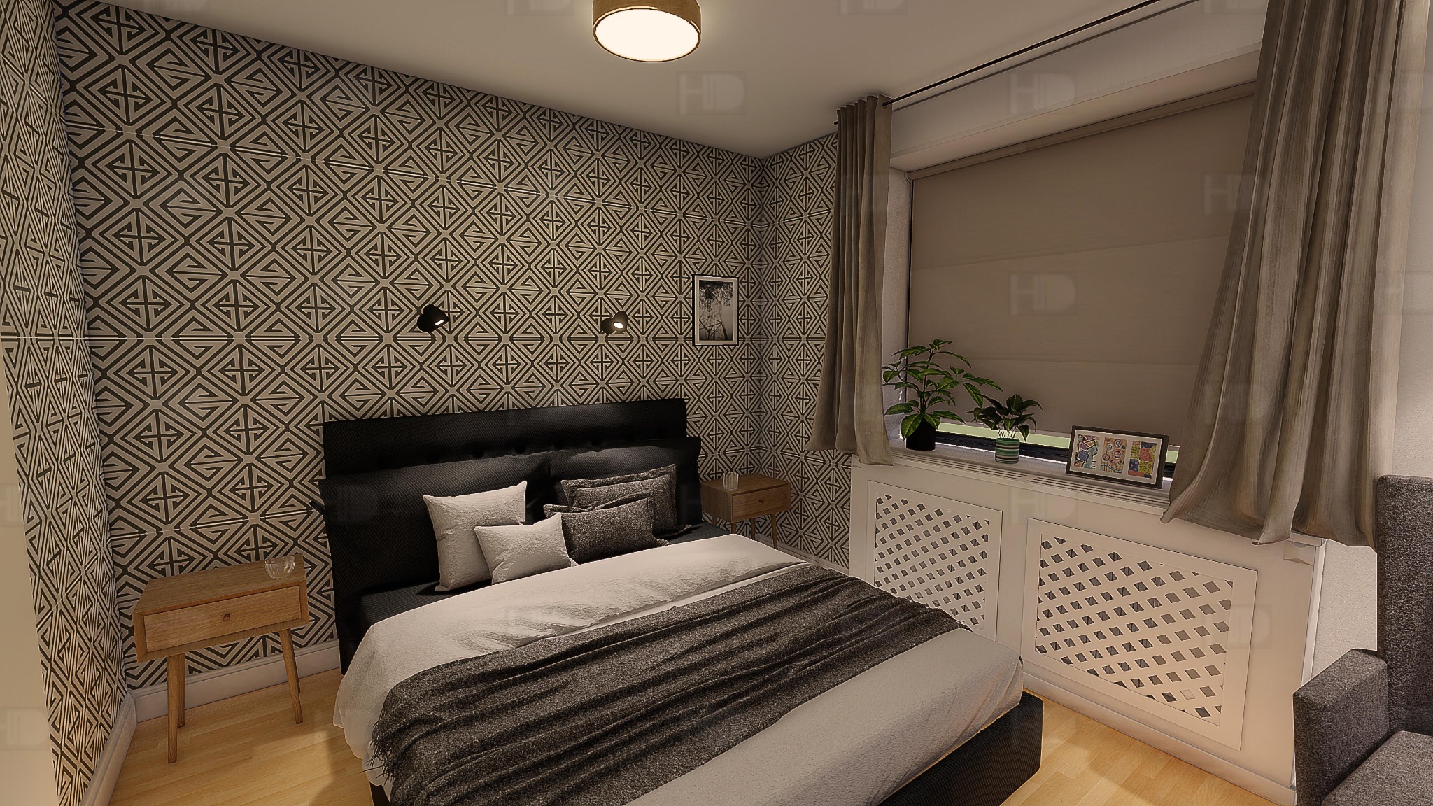 Projekt domu na Zawadach w Warszawie.