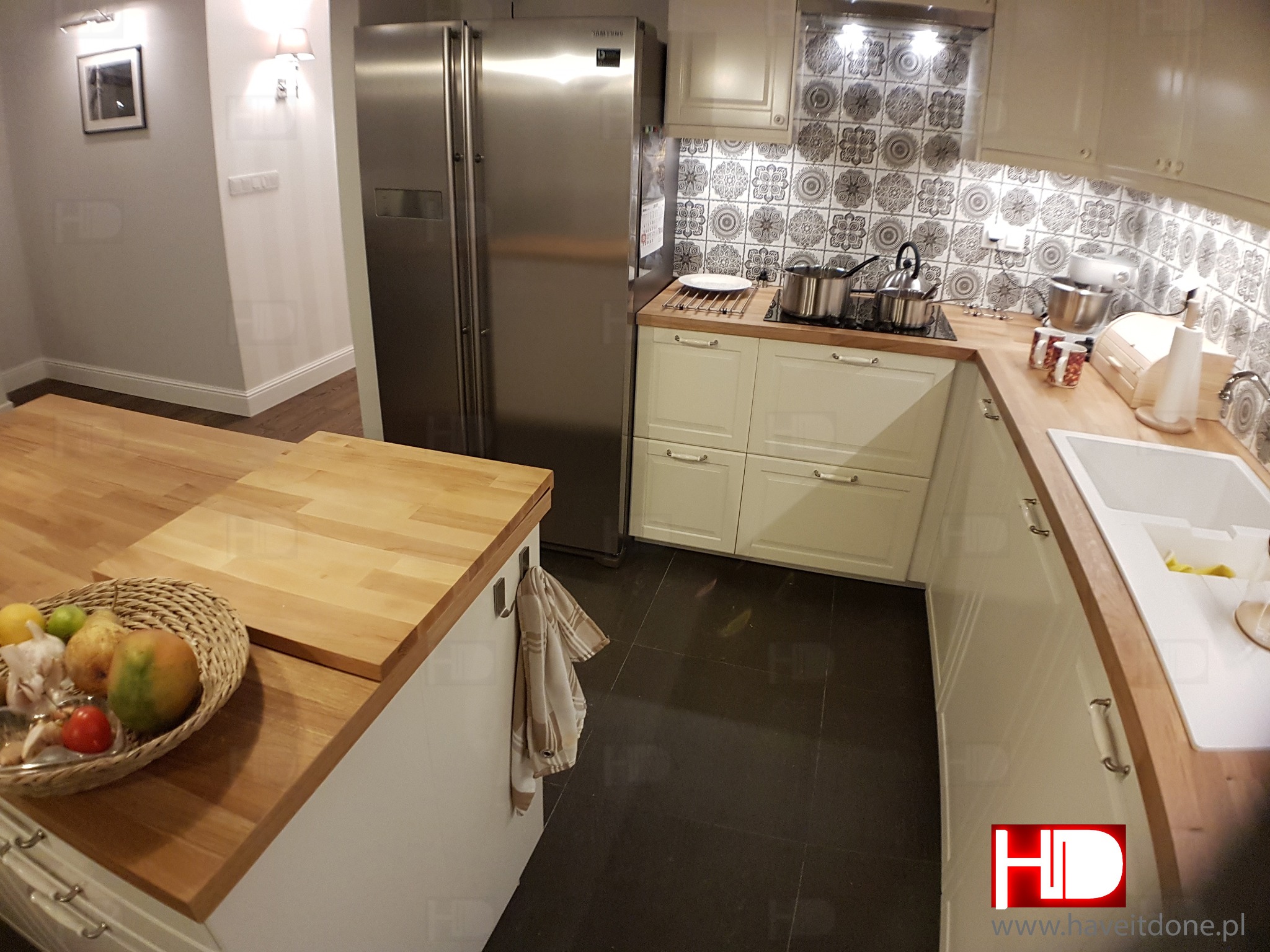 Mieszkanie na Osi Królewskiej w Wilanowie. Realizacja inwestora w pełni zgodna z Projektem.