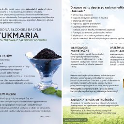 3K Marketing Grzegorz Brudny - dwustronna ulotka dla Zielarnii Astron