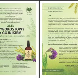 ulotka dla zielarnii Astron