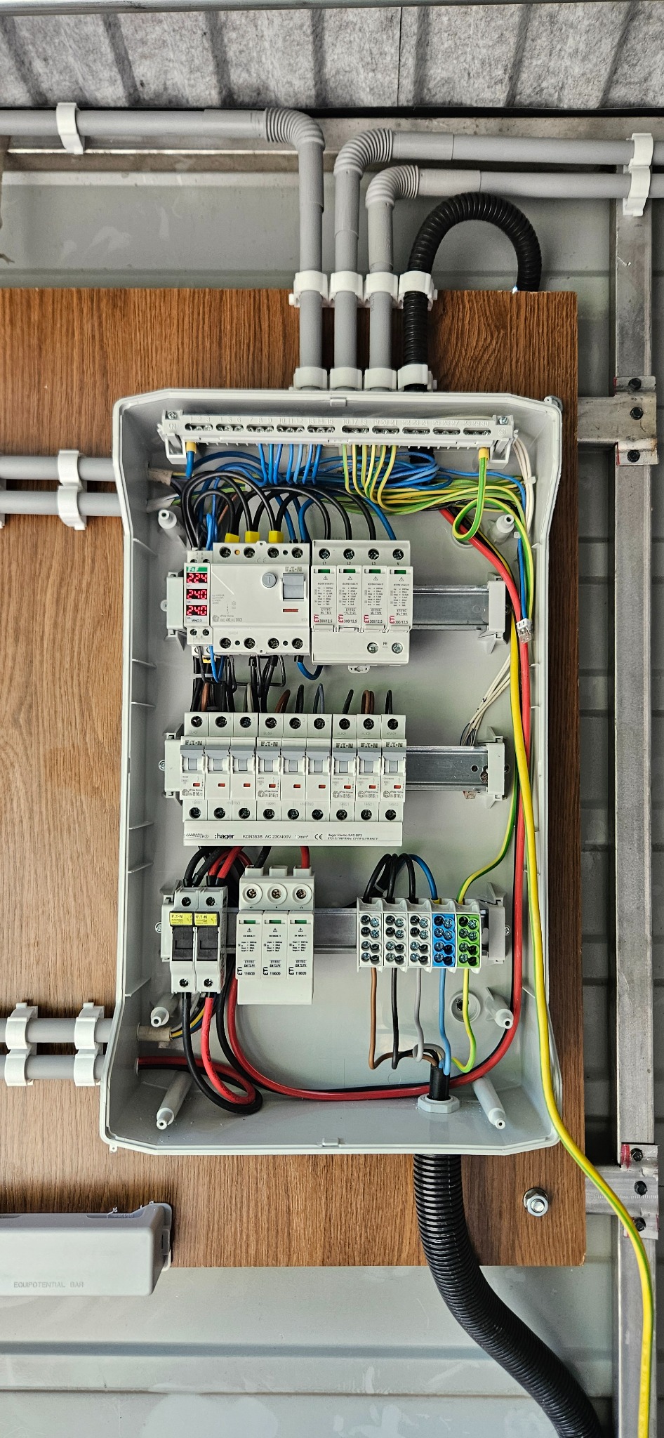 Montaż oraz podłączenie rodzielni elektrycznej wraz z zabezpieczeniami do fotowoltaiki