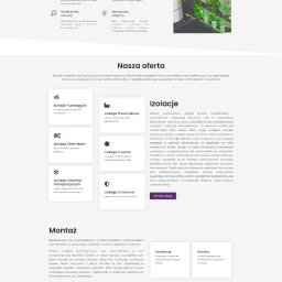 Julia Mazanek - Strona internetowa firmy specjalizującej się w izolacjach przemysłowych, instalacjach technologicznych i spawaniu, prezentująca ofertę izolacji rurociągów, zbiorników, kanałów wentylacyjnych...