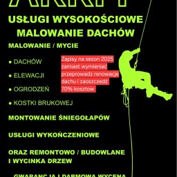 Usługi wysokościowe - Rewelacyjne Mycie Dachów Tarnów