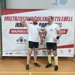 Z Mariuszem podczas startu na Mistrzostwa Polski Kettlebell Sport 2024
