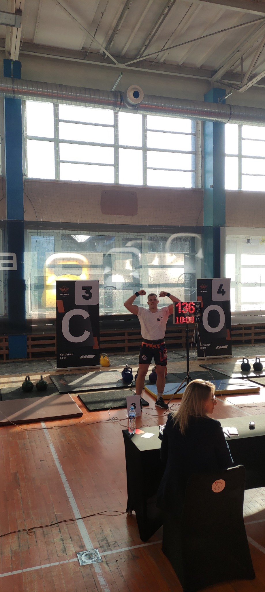 Filip na Mistrzostwach Polski Kettlebell Sport 2024