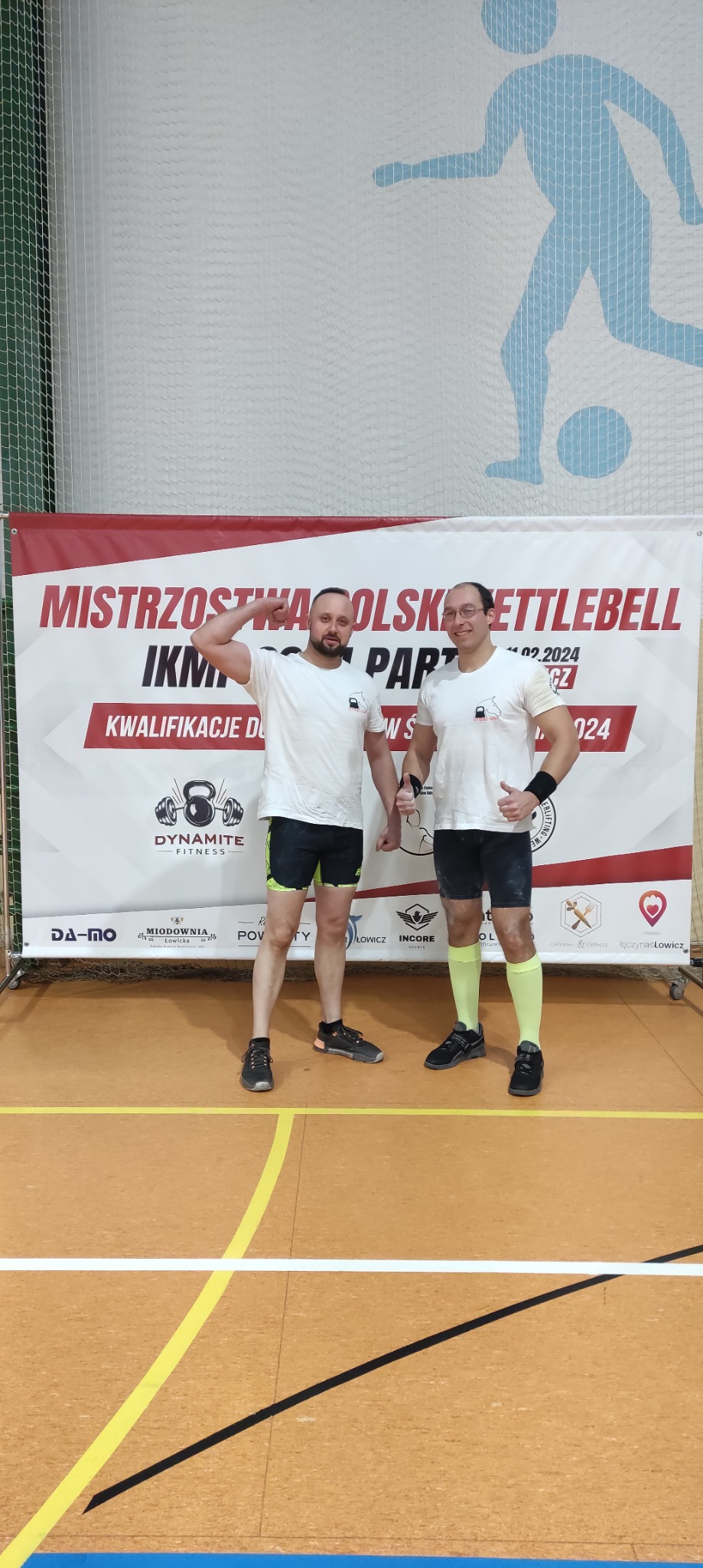 Z Mariuszem podczas startu na Mistrzostwa Polski Kettlebell Sport 2024