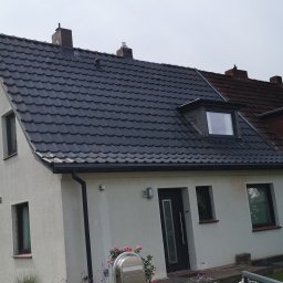 Wykończenie dachu wraz z elewacja 