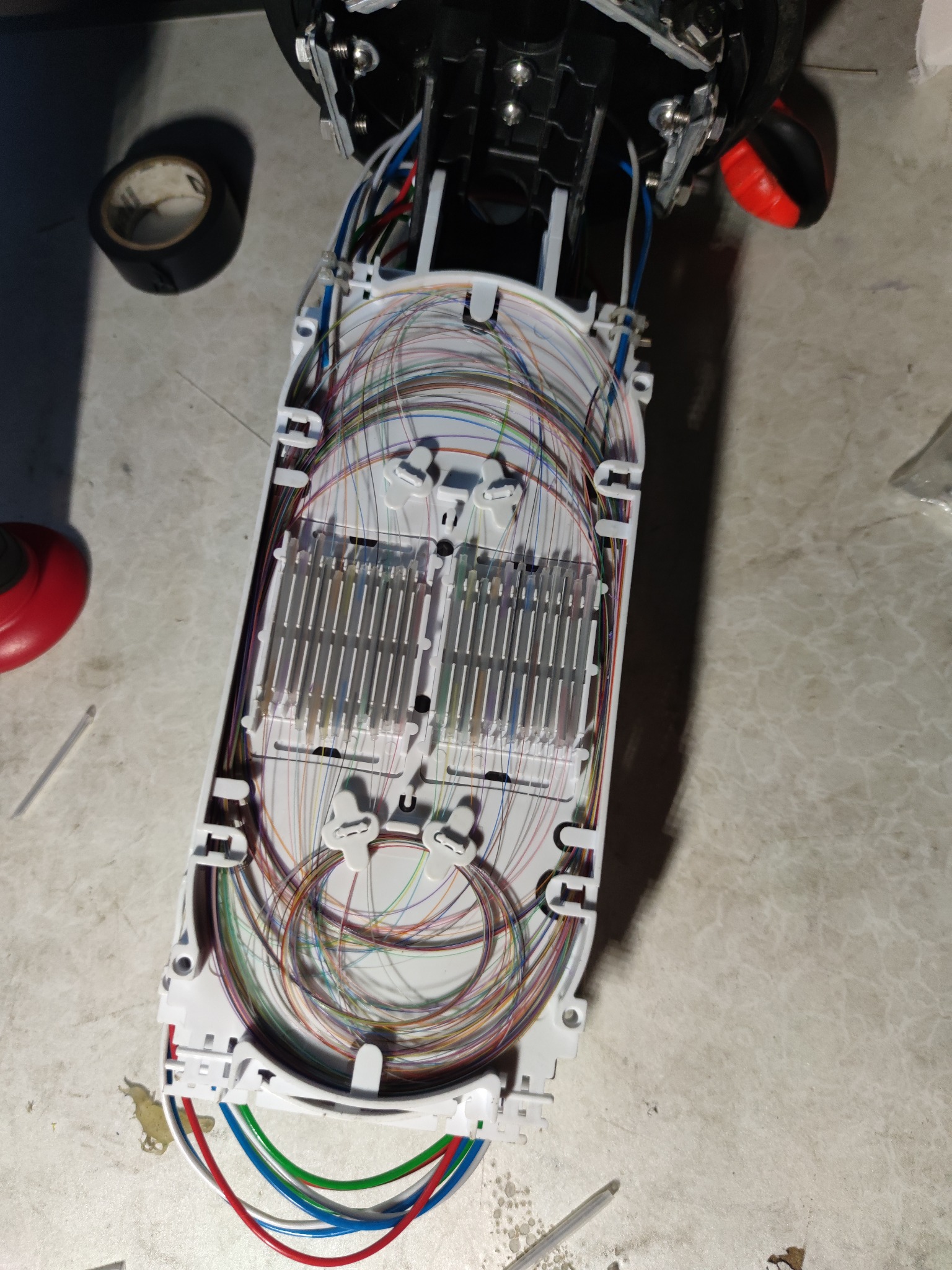 Praca z światłowodami