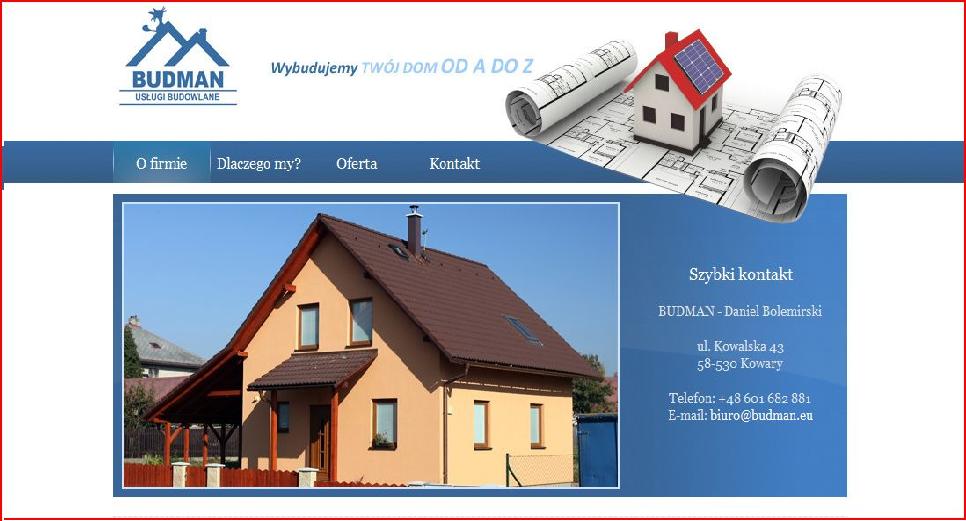 Budman kompleksowa budowa domów