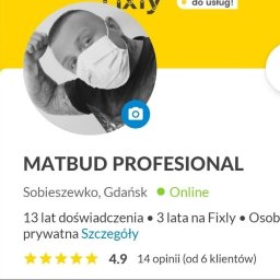 Mat bud profesinal - Sufit Napinany Gdańsk