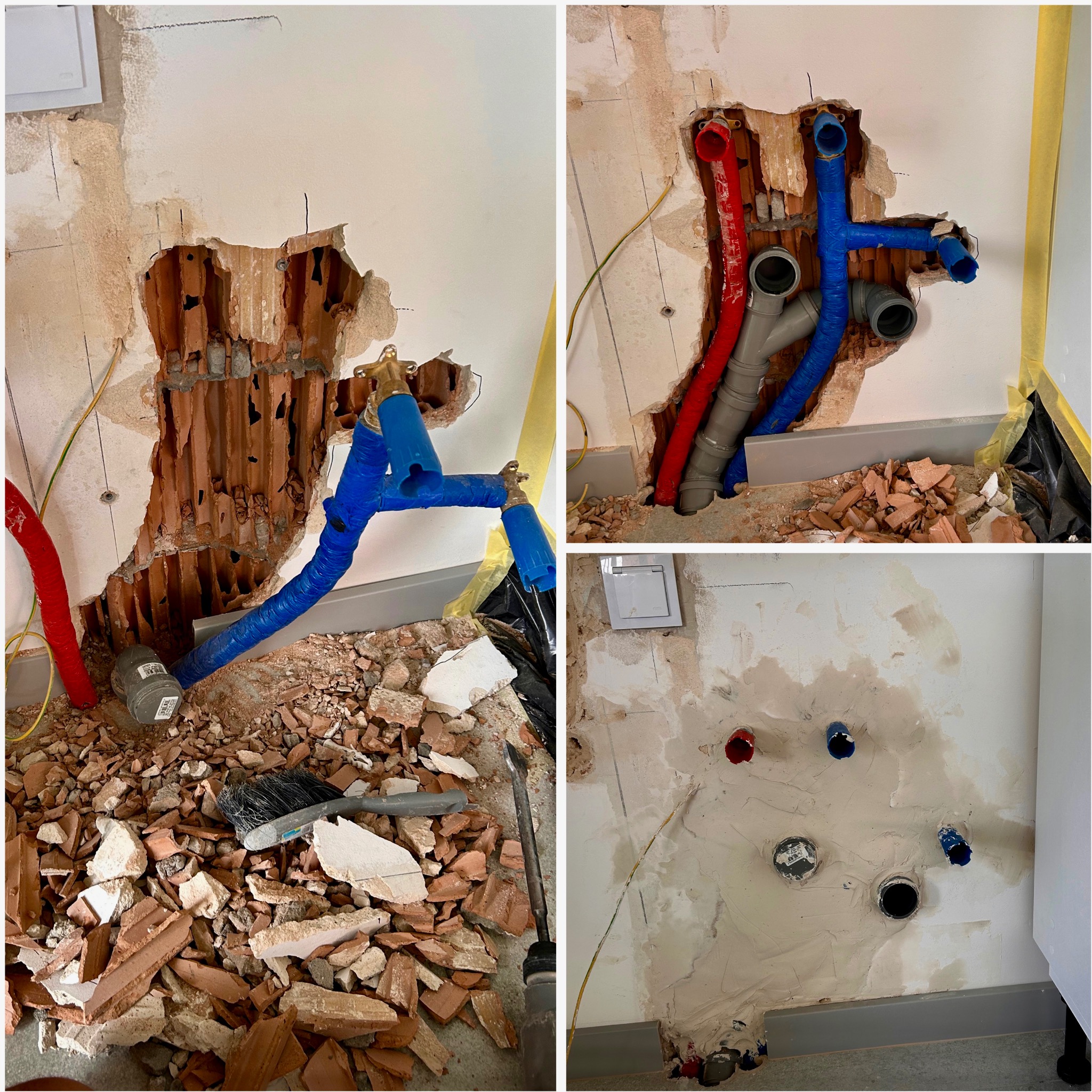 Wprowadzenie instalacji nadtynkowej pod tynk