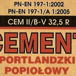 CEMENT PORTLANDZKI W KLASIE CEM II B-V 32,5 R