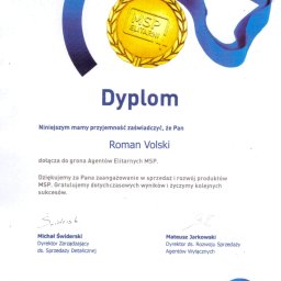 Dyplom elitarnych agentów MŚP