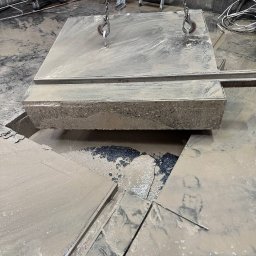 Cięcie posadzki przemysłowej grubości 40 cm