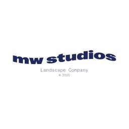 Pełne logo MW STUDIOS LANDSCAPE COMPANY 
