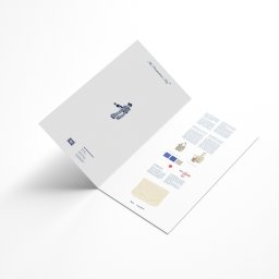 Projekt broszury informacyjnej The Portmanteau Bag ™, widok od środka