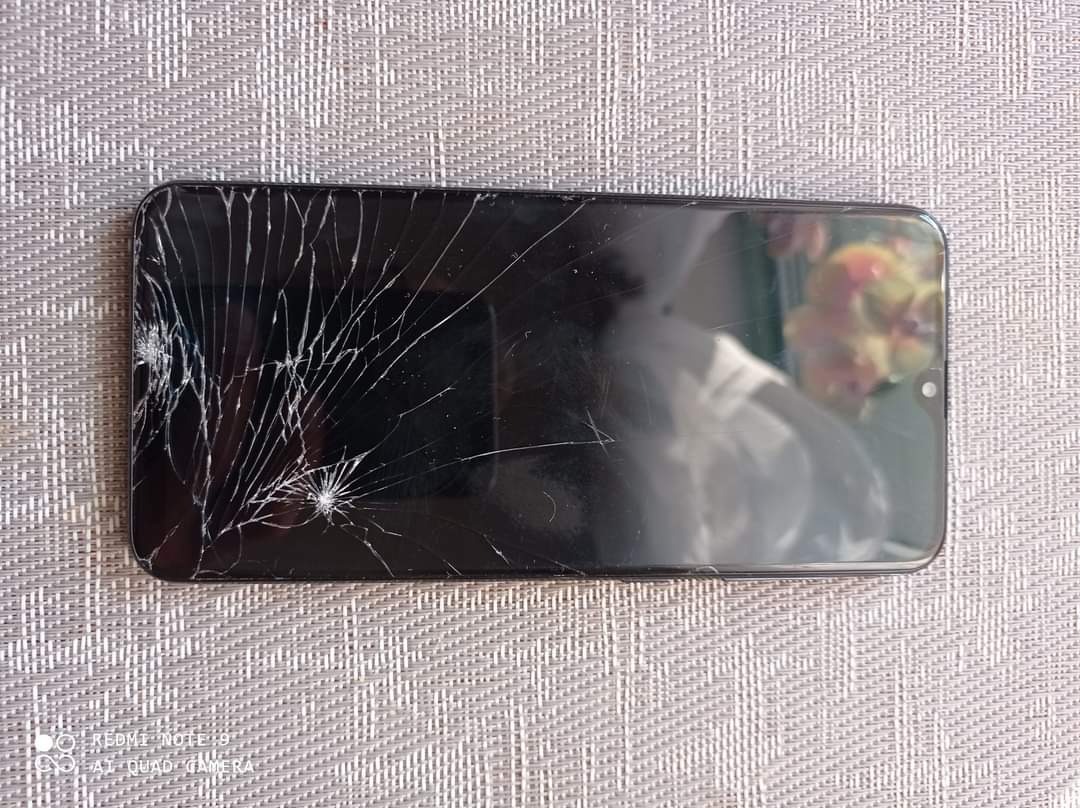 Serwis uszkodzonego wyświetlacza ( przed )