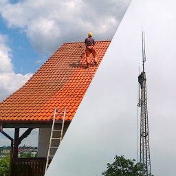 Mycie dachów, czyszczenie, malowaniu masztu