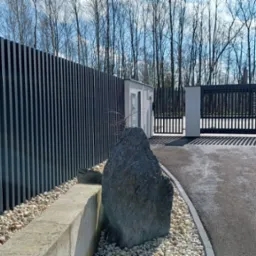 Ogrodzenie aluminiowe palisada, brama aluminiowa