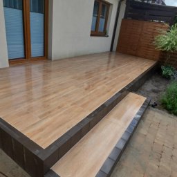 Układanie kostki brukowej Mleczków 2