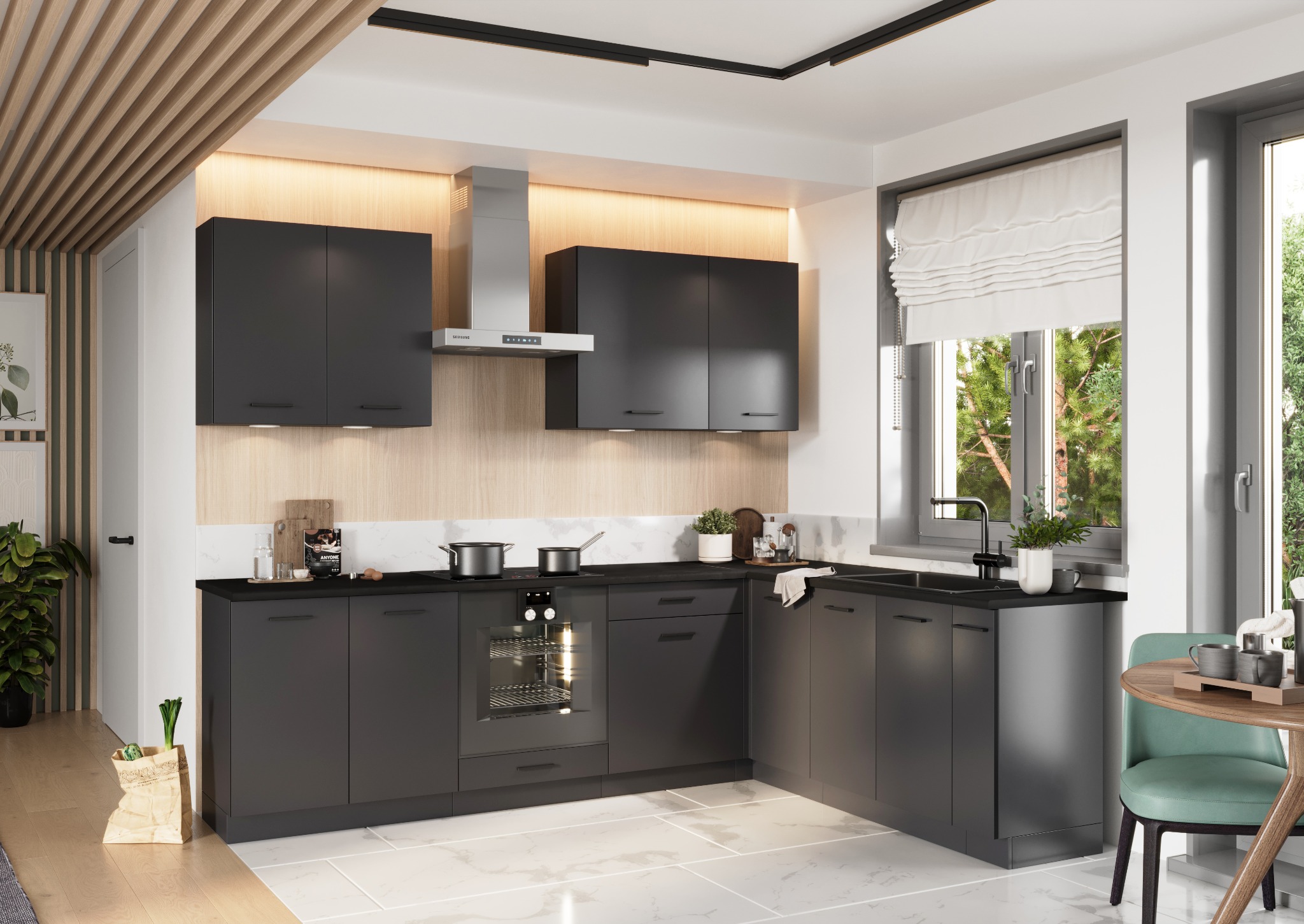 Przykładowa zabudowa za 3.395 PLN Cena brutto z transportem i montażem.