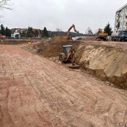 Wykop pod fundamenty Łapino 1