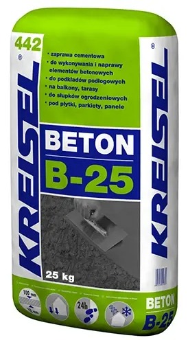 BETON B-25 442 Cementowy, uniwersalny, mrozoodporny podkład podłogowy 10-100 mm