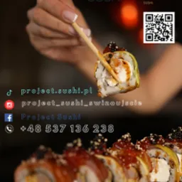 Dla stałego klienta, zaprojektowana ulotka do zestawów sushi.