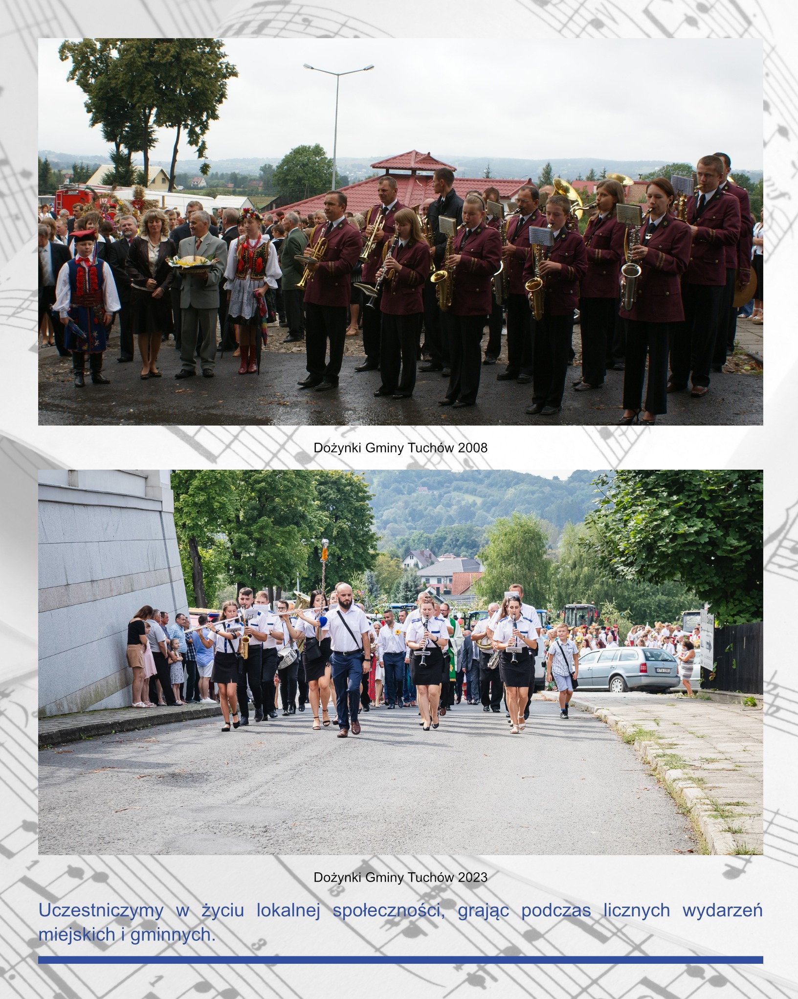 Strona z folderu jubileuszowego SOD (rozmiar pod Instagram)