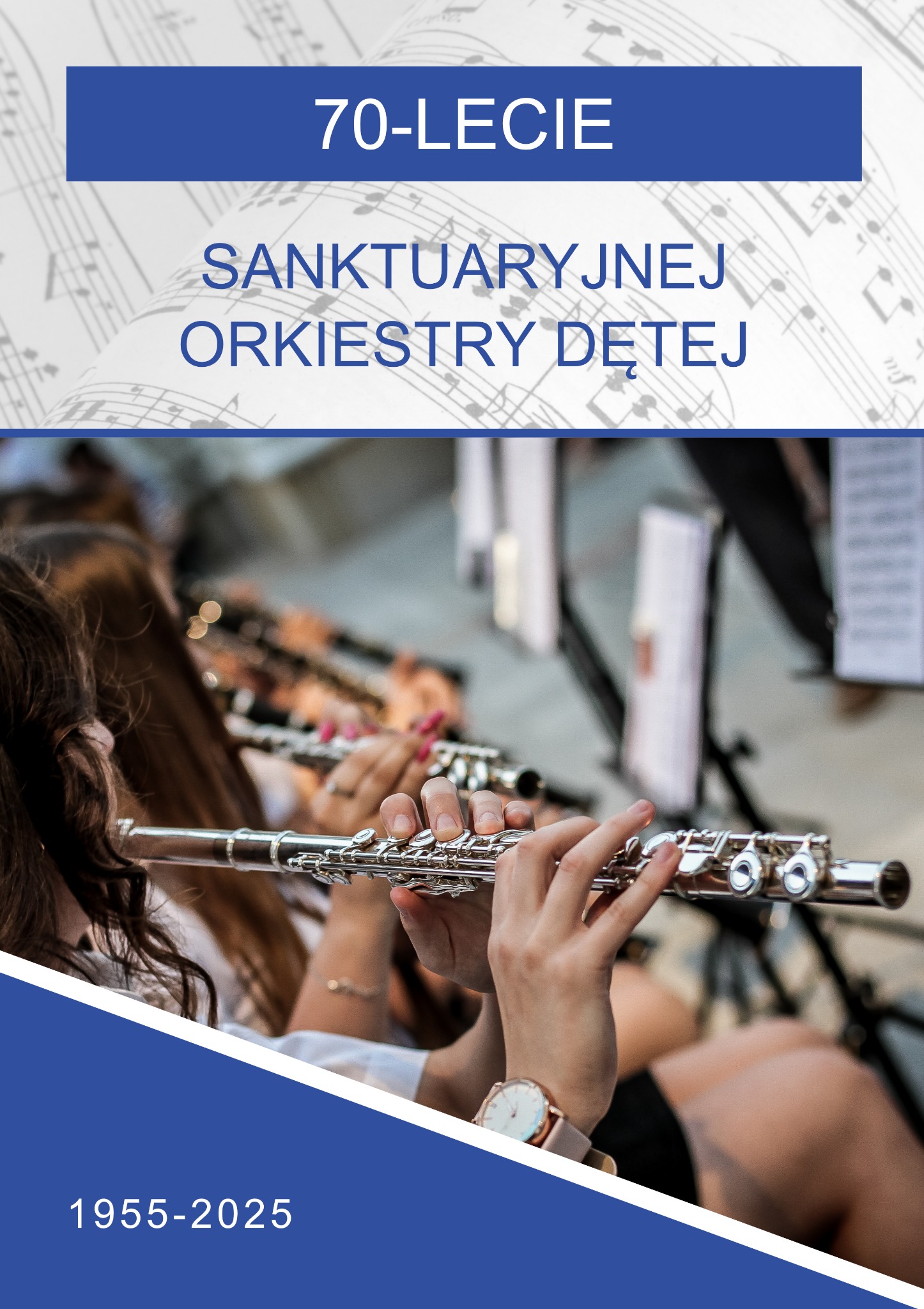 Strona tytułowa folderu jubileuszowego SOD Tuchów