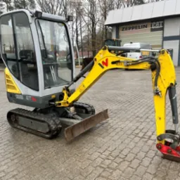 Minikoparka gąsienicowa WACKER NEUSON ET16 z nadwoziem