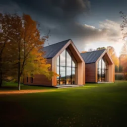 Projekt budynków zakwaterowania turystycznego.