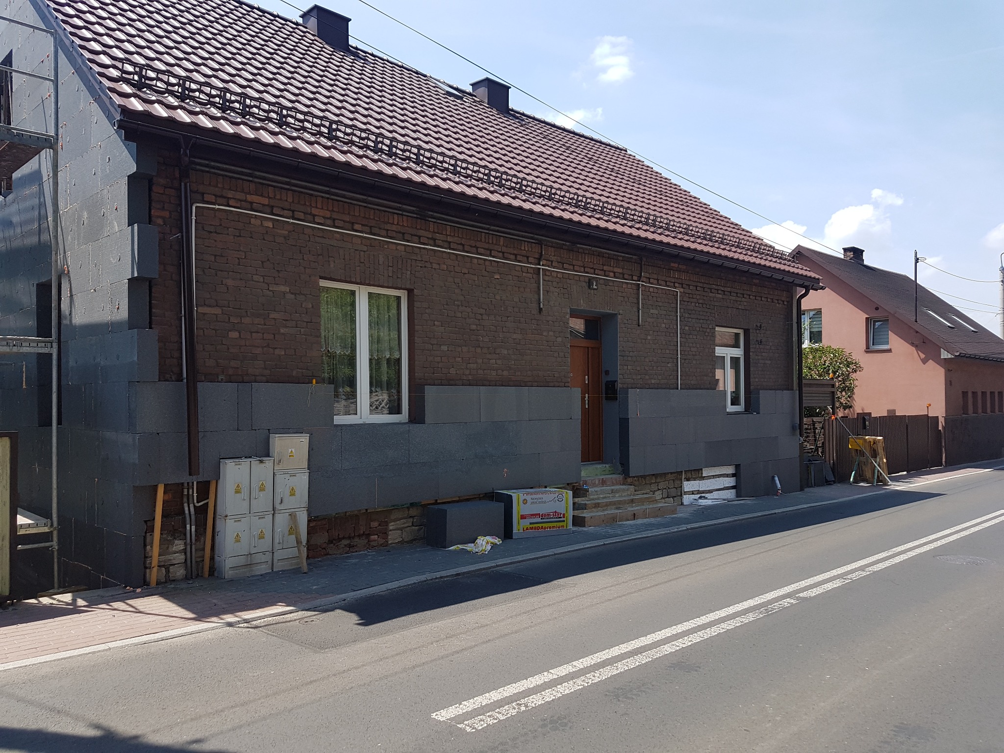 Przed wykonaniem elewacji.