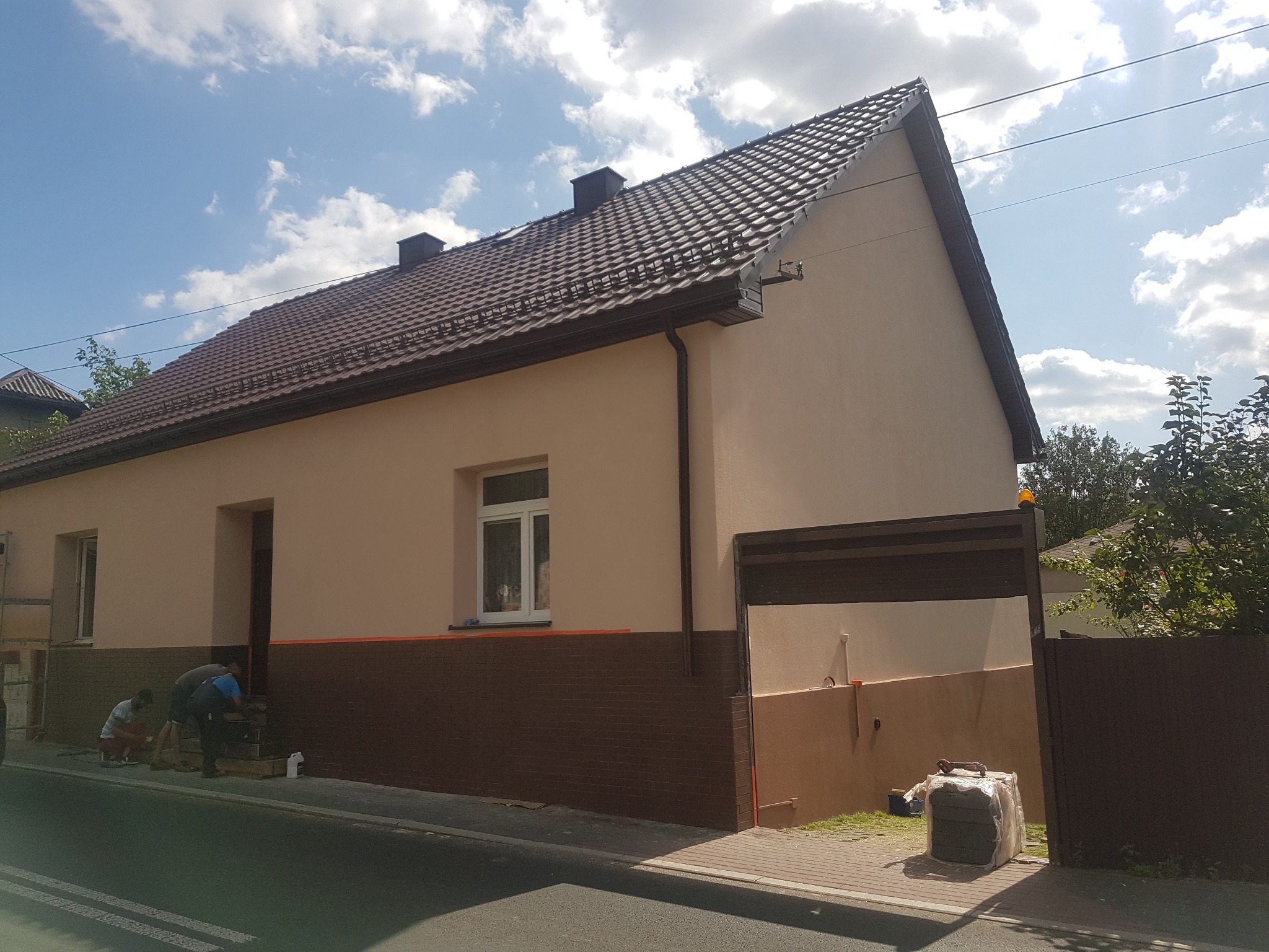 Po wykonaniu elewacji.