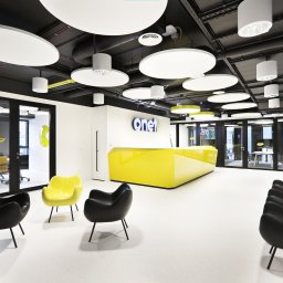 Projektowanie wnętrz użyteczności publicznej - mocolocco - projekt biura Onet