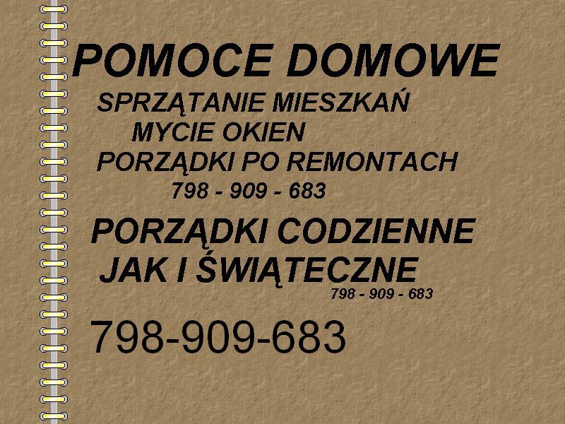 Pomoce Domowe, Nianie, Opiekunki