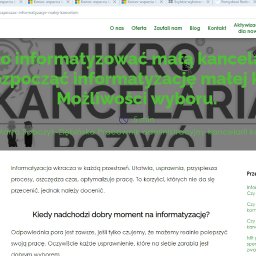 Zrzut ekranu jednego z artykułów pisanych dla Catobe