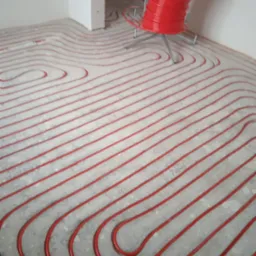 Frezowanie pod ogrzewanie podłogowe.