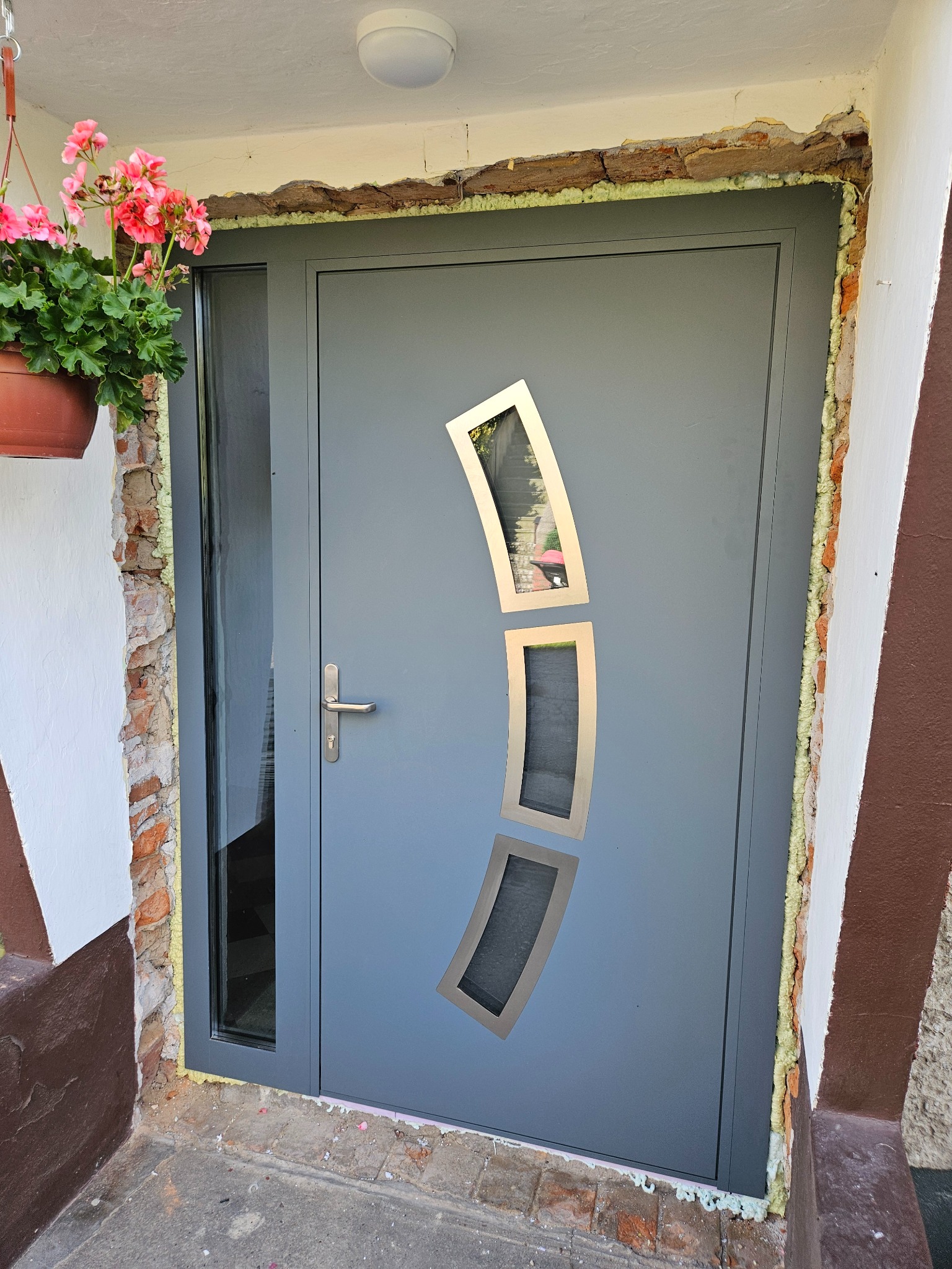 Drzwi Alu nakładka jednostronna