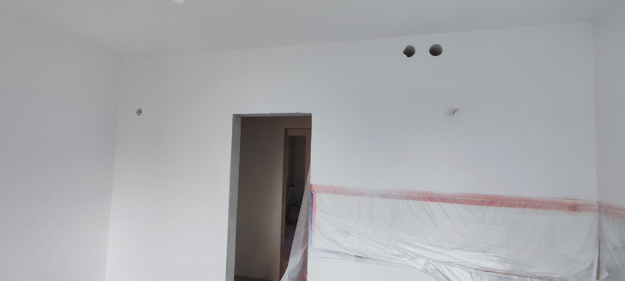 Kuchnia pomalowana natryskowo