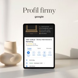 profil twojej firmy w Google