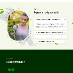 Apollo Studio - Projekt strony internetowej firmy sprzedającej ekologiczne warzywa, z zielono-pomarańczową kolorystyką i zdjęciami świeżych warzyw, prezentujący sekcje takie jak promocje, pasja i natura...