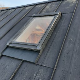 Pokrycie domu modułowego blacha na klik 