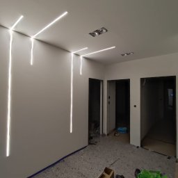 Oświetlenie led dom w Nieborowicach