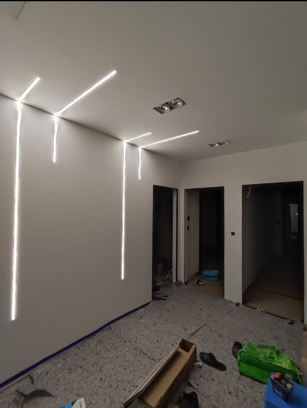 Oświetlenie led dom w Nieborowicach
