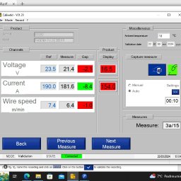 Pomiary okresowe urządzenia spawalniczego.